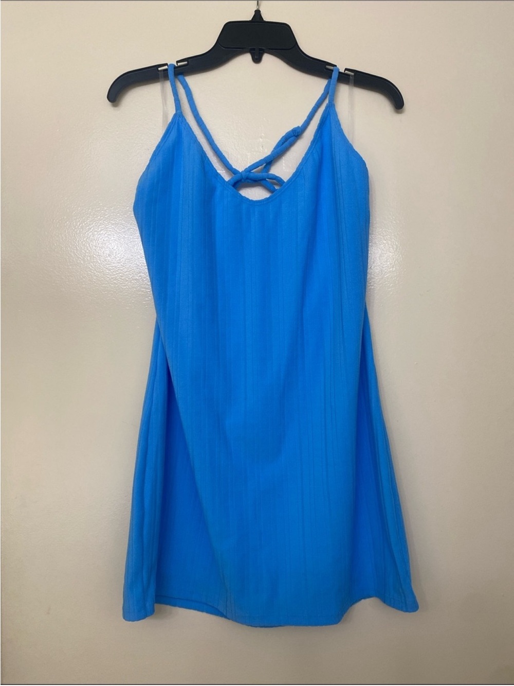 Wild Fable Blue Terry Halter Dress